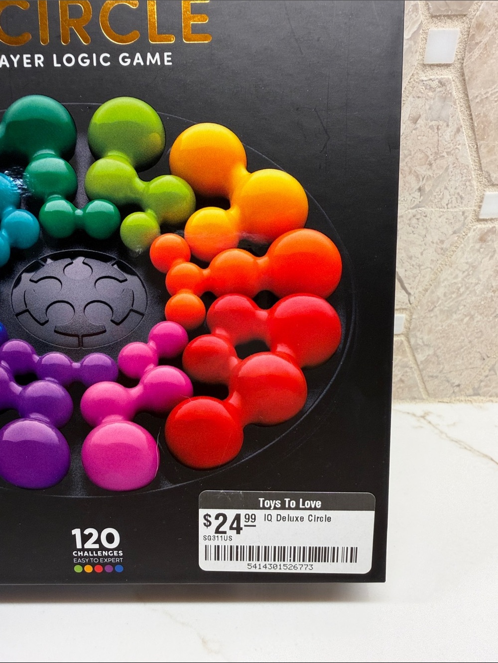IQ Circle Logic Game - Multicolor Puzzle Set - Picture 2 of 4